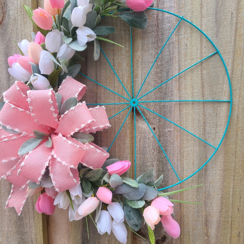 Spring Easter wreath - Picture 7 of 8